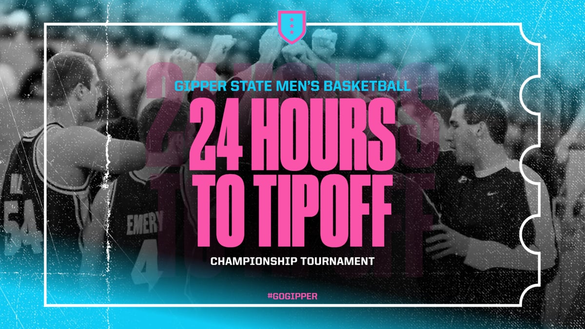 Basketball Playoff Countdown Graphic Template showing a basketball team in action with text reading 24 hours to tipoff