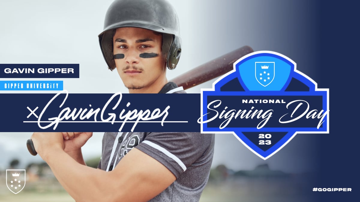 Baseball Signing Day Graphic Template