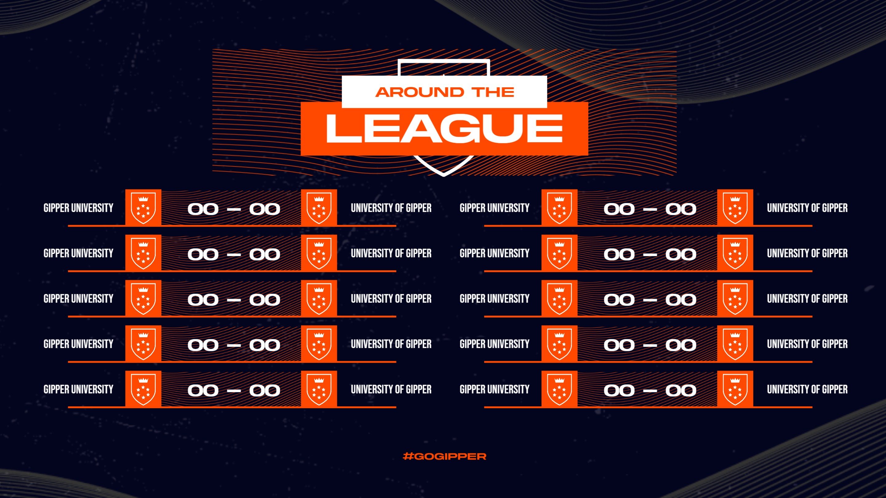 Create Rankings & Lineup Graphics | Gipper